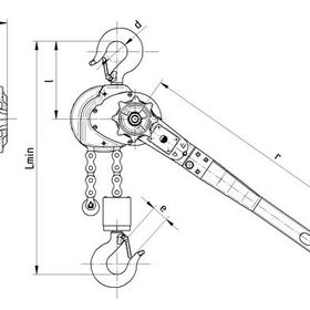 Brano 1.6 Ton RZV Tip Hubzuk Bakla Zinciri
