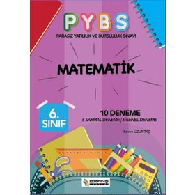 Branş Akademi Yayın 6. Sınıf PYBS Matematik 10 Deneme
