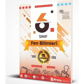 Branş Akademi Yayınları 6. Sınıf Fen Bilimleri Beceri Temelli 15 Deneme