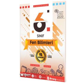 Branş Akademi Yayınları 6. Sınıf Fen Bilimleri Beceri Temelli 15 Deneme