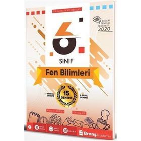 Branş Akademi Yayınları 6. Sınıf Fen Bilimleri Beceri Temelli 15 Deneme