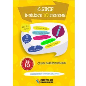 Branş Akademi Yayınları 6. Sınıf İngilizce 10 Deneme