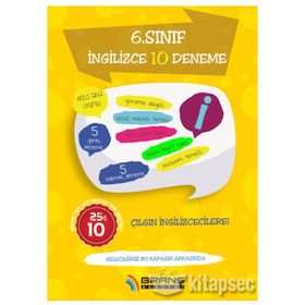 Branş Akademi Yayınları 6. Sınıf İngilizce 10 Deneme