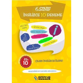 Branş Akademi Yayınları 6. Sınıf İngilizce 10 Deneme