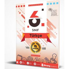 Branş Akademi Yayınları 6. Sınıf Türkçe Beceri Temelli 15 Deneme