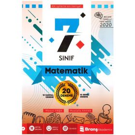 Branş Akademi Yayınları 7. Sınıf Matematik Beceri Temelli 20 Deneme