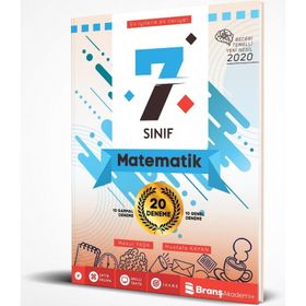 Branş Akademi Yayınları 7. Sınıf Matematik Beceri Temelli 20 Deneme