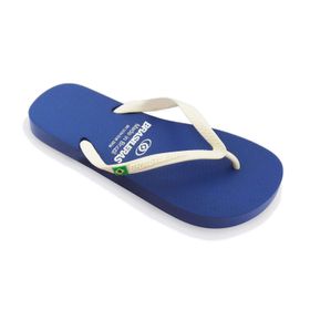 Brasileras Classic Combi Mavi - Beyaz Kadın Terlik
