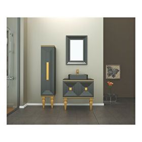 Brat Galanya 80 cm Boy Dolaplı Banyo Dolabı