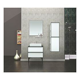 Brat Hanımeli 65 CM Boy Dolaplı Banyo Dolabı