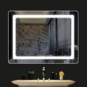 Brat K370100 70x100 cm Led Işıklı On-Off Düğmeli Flotal Ayna