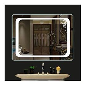 Brat K47080 70x80 cm Led Işıklı On-Off Düğmeli Flotal Ayna