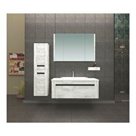 Brat Kanola 100 cm Boy Dolaplı Banyo Dolabı