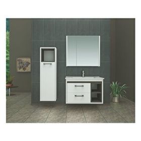 Brat Kasımpatı 80 CM Boy Dolaplı Banyo Dolabı