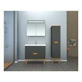 Brat Mine 80 cm Boy Dolaplı Banyo Dolabı