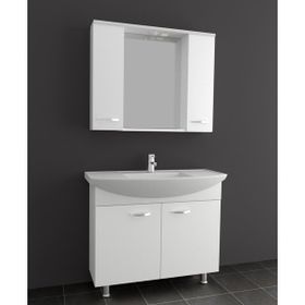 Brat Mobilya Beyaz 80 cm Banyo Dolabı