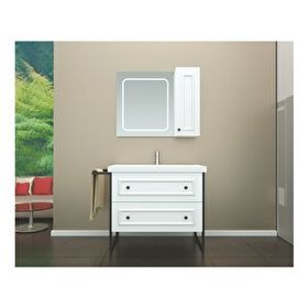 Brat Noni 80 cm Çift Çekmeceli Banyo Dolabı