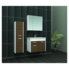 Brat Papatya 80 Banyo Dolabı