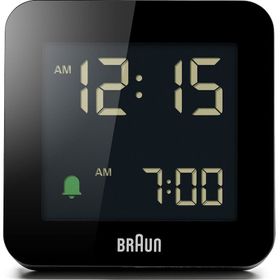 Braun BC09B Siyah Dijital Alarmlı Masa Saati