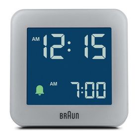 Braun BC09G Gri Dijital Alarmlı Masa Saati