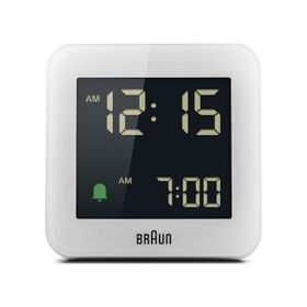 Braun BC09W Beyaz Dijital Alarmlı Masa Saati