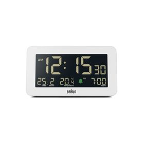 Braun BC10W Beyaz Dijital Alarmlı Masa Saati