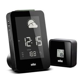 Braun BNC013 Siyah Hava İstasyonlu Masa Saati