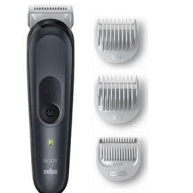 Braun BodyGroomer 3 BG 3350 Skinshield Teknolojisi 3 Ek Parçalı Siyah Vücut Bakım Seti