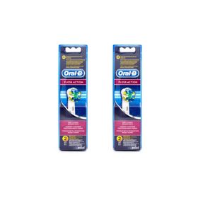 Braun Oral-B Floss Action 4 Adet Şarjlı Diş Fırçası Yedek Başlığı