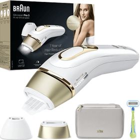 Braun Pl5152 Beyaz Gold Ipl Silk Expert Pro 5 2 Başlıklı 400.000 Atımlı Lazer Epilasyon Cihazı