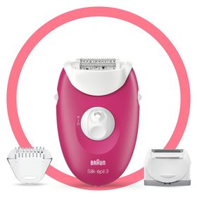 Braun Silk Epil 3 3276 Ahududu Pembe Epilatör