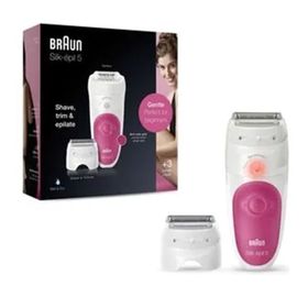 Braun Silk-épil 5 5600 SensoSmart Beyaz 2'si 1 Arada Epilatör