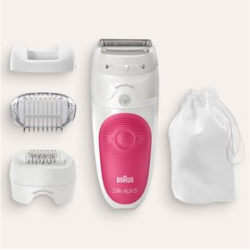 Braun Silk-épil 5 5600 SensoSmart Beyaz 2'si 1 Arada Epilatör