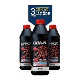 Brava Extreme 9000 4T 10W50 3x1 lt Motor Yağı