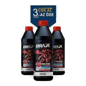 Brava Extreme 9000 4T 20W60 3x1 lt Motor Yağı