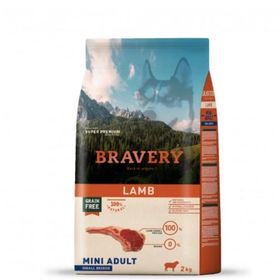 Bravery 7 kg Tahılsız Kuzu Etli Küçük Irk Köpek Maması