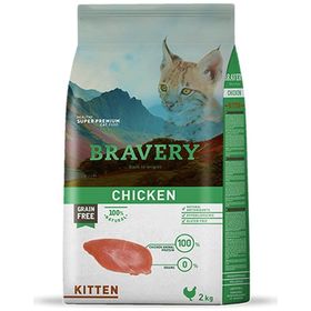 Bravery Kitten Tavuklu 2 kg Yavru Kuru Kedi Maması