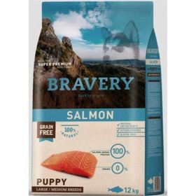 Bravery Puppy Medium Large Breed Somonlu 12 kg Yavru Köpek Maması
