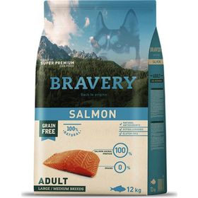 Bravery Somon Balıklı 12 kg Büyük/Orta Taneli Yetişkin Köpek Maması
