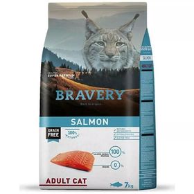 Bravery Somon Balıklı Yetişkin 7 kg Kedi Maması