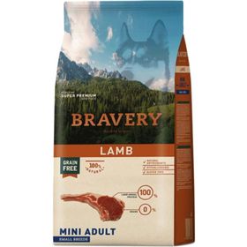 Bravery Tahılsız Kuzu Etli Küçük Irk Yetişkin 2 kg Köpek Maması