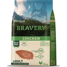 Bravery Tahılsız Tavuklu Büyük Ve Orta Irk Yavru 4 kg Köpek Maması