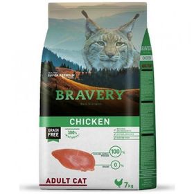 Bravery Tahılsız Tavuklu Yetişkin 7 kg Kuru Kedi Maması