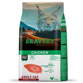 Bravery Tavuklu Tahılsız 7 kg Kısılaştırılmış Kedi Maması