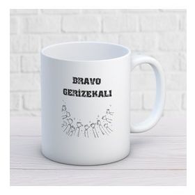 Bravo Gerizekalı İki Tarafı Baskılı Kupa