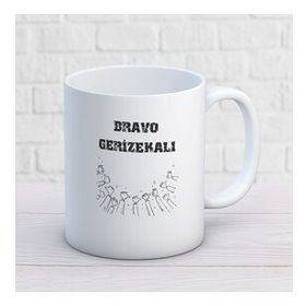 Bravo Gerizekalı İki Tarafı Baskılı Kupa