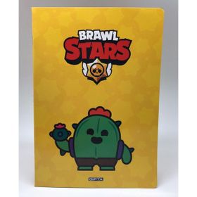 Brawl Star A4 Tel Dikiş Karton 60 Yaprak Çizgili Defter