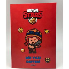 Brawl Star A5 Tel Dikiş Karton 60 Yaprak Kareli Defter