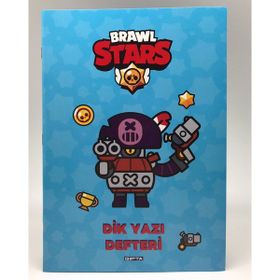 Brawl Star A5 Tel Dikiş Karton 60 Yaprak Kareli Defter