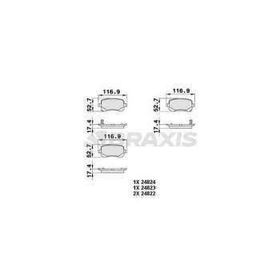 Braxis AB0481 Arka Fren Balatası